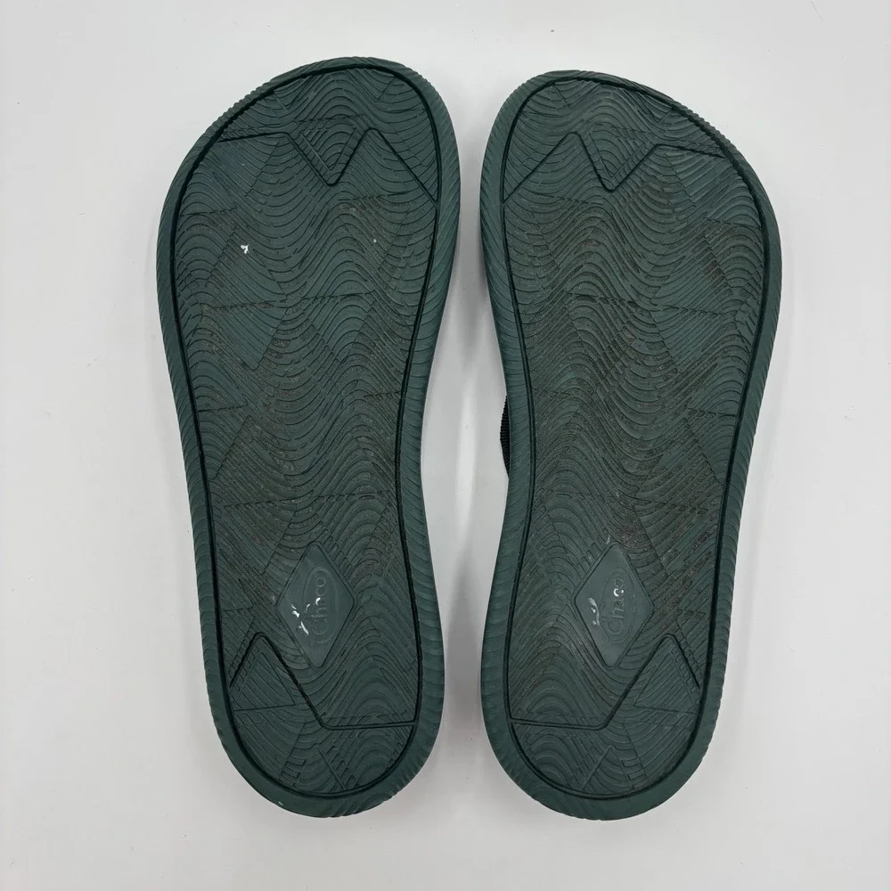 Chaco Chillos Flip Flop Thong Sandal Mens Size 13 Blue Green